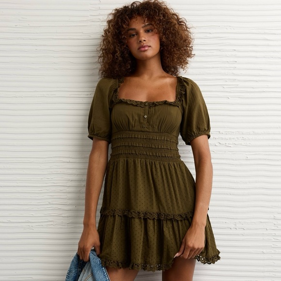 American Eagle Outfitters Dresses & Skirts - American Eagle Ruffle Mini Dress